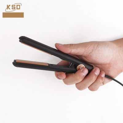 Πιστοποιημένο CE ROHS 20W Mini Hair Straightener επίπεδο σίδερο με πλαστικό κάλυμμα