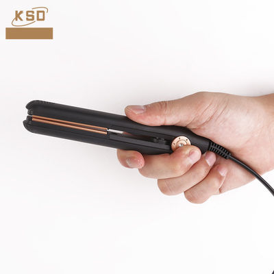 Πιστοποιημένο CE ROHS 20W Mini Hair Straightener επίπεδο σίδερο με πλαστικό κάλυμμα